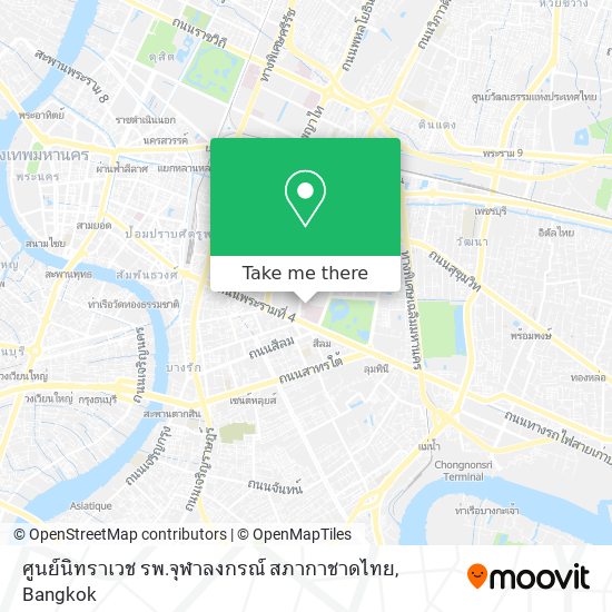 ศูนย์นิทราเวช รพ.จุฬาลงกรณ์ สภากาชาดไทย map