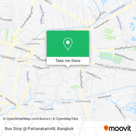 Bus Stop @ Pattanakarn48 map