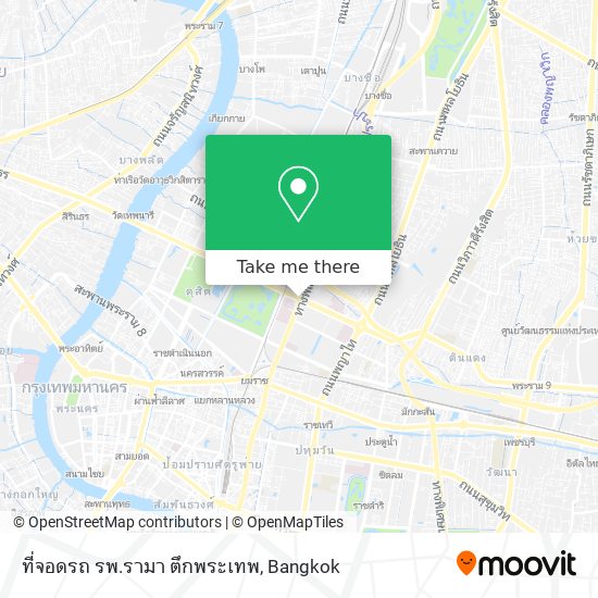 ที่จอดรถ รพ.รามา ตึกพระเทพ map