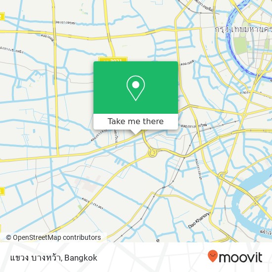 แขวง บางหว้า map