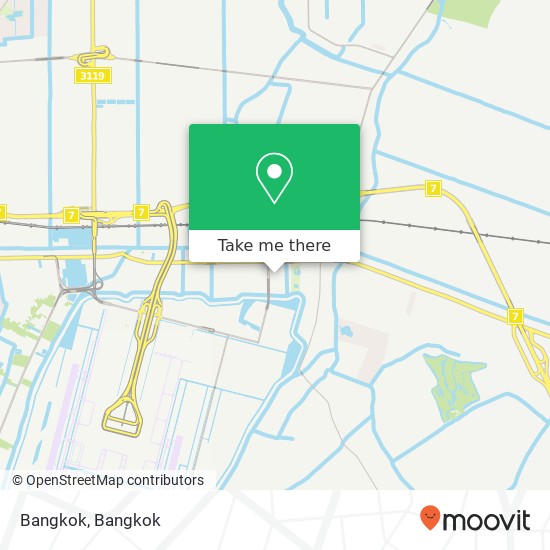 Bangkok map