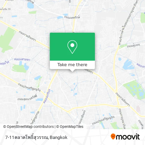 7-11ตลาดโพธิ์สุวรรณ map