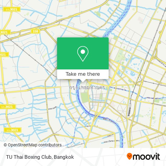 TU Thai Boxing Club map