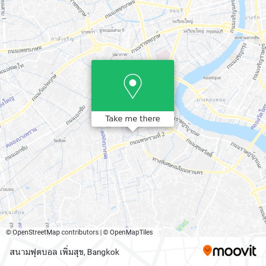 สนามฟุตบอล เพิ่มสุข map