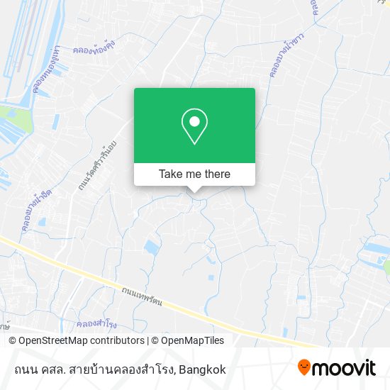 ถนน คสล. สายบ้านคลองสำโรง map