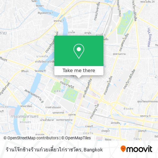 ร้านโจ๊กข้างร้านก๋วยเตี๋ยวไก่ราชวัตร map