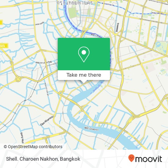 Shell. Charoen Nakhon map