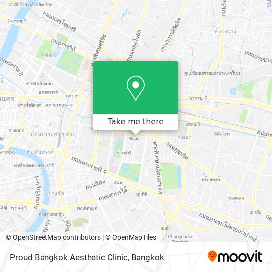 Proud Bangkok Aesthetic Clinic map