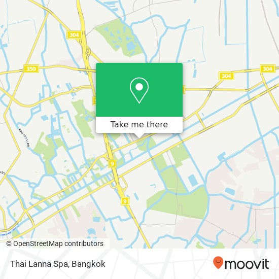 Thai Lanna Spa map