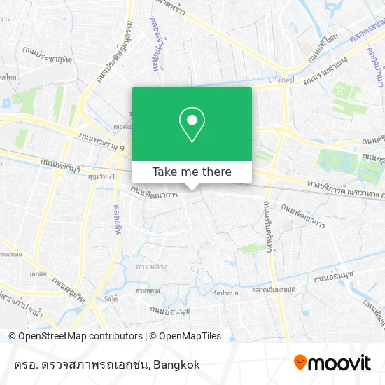 ตรอ. ตรวจสภาพรถเอกชน map
