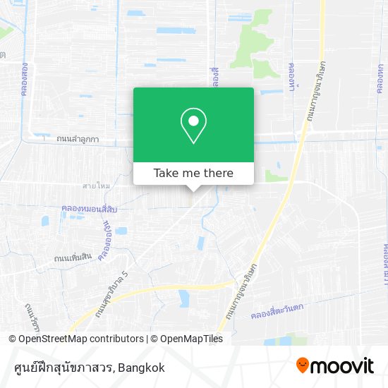ศูนย์ฝึกสุนัขภาสวร map