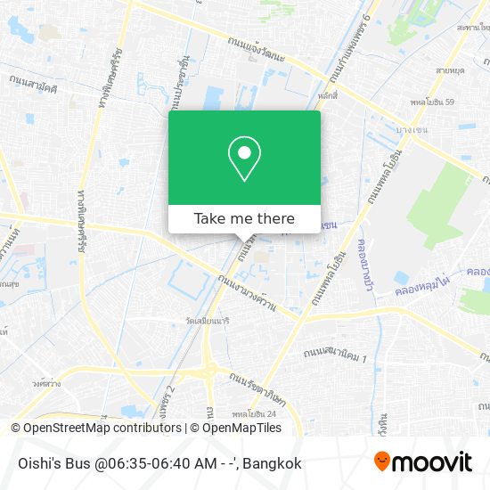 Oishi's Bus @06:35-06:40 AM - -' map