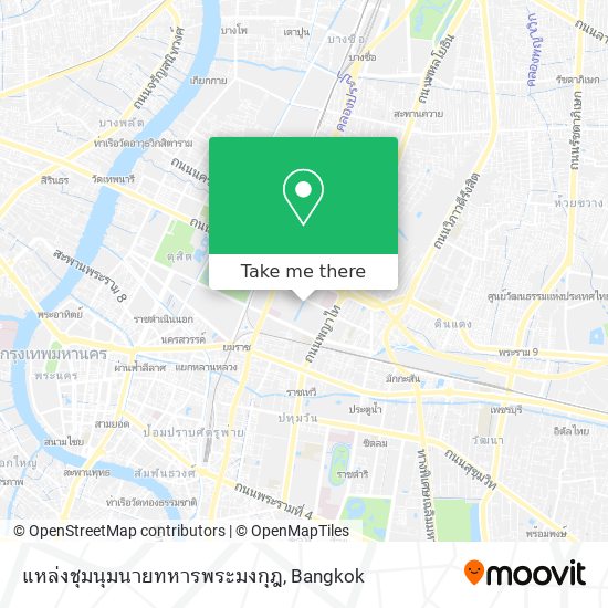 แหล่งชุมนุมนายทหารพระมงกุฎ map