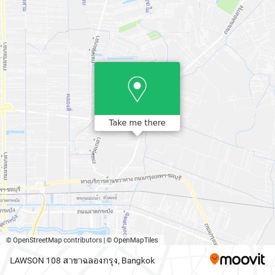 LAWSON 108 สาขาฉลองกรุง map