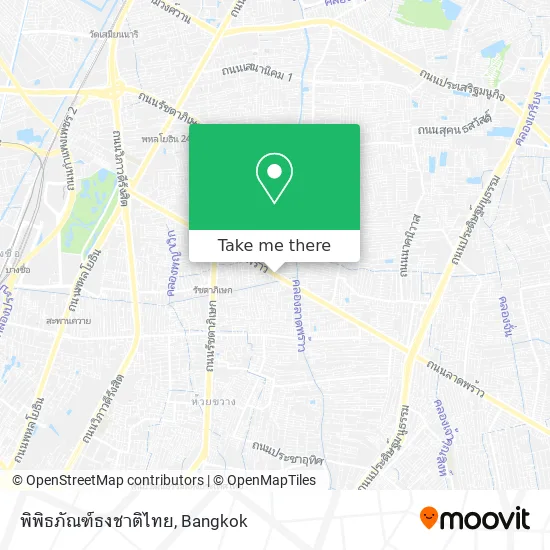 พิพิธภัณฑ์ธงชาติไทย map