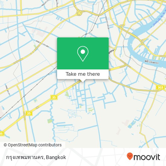 กรุงเทพมหานคร map