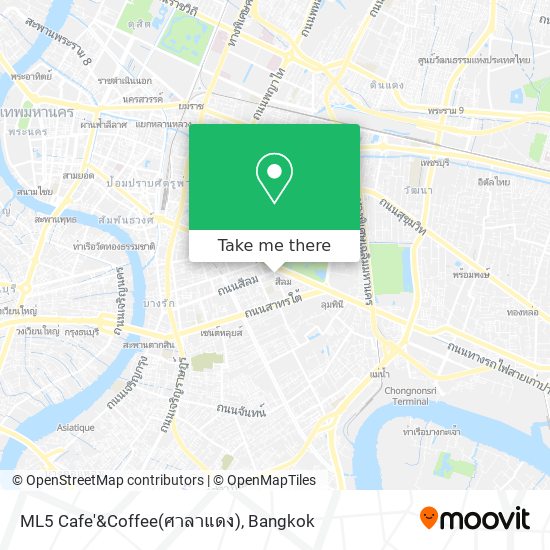 ML5 Cafe'&Coffee(ศาลาแดง) map