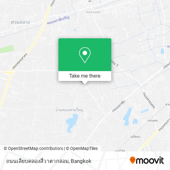 ถนนเลียบคลองสี่วาตากล่อม map