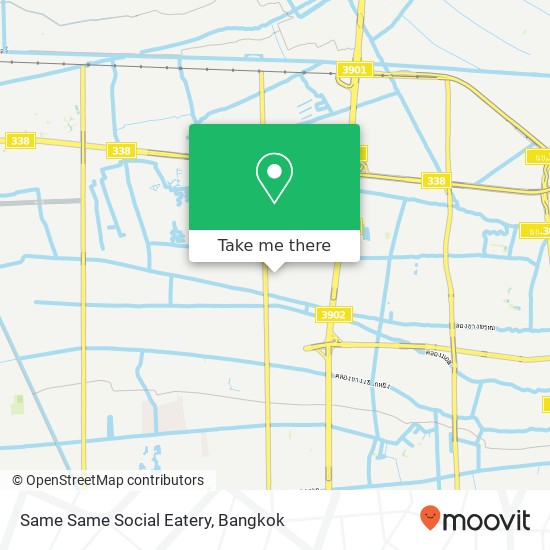 Same Same Social Eatery map