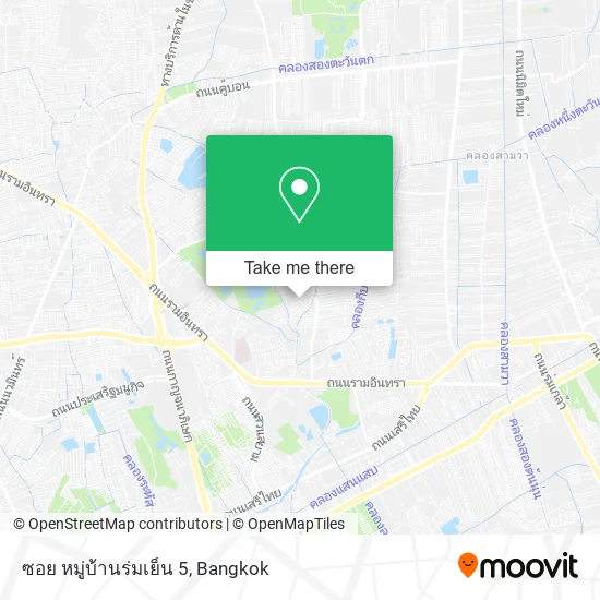ซอย หมู่บ้านร่มเย็น 5 map