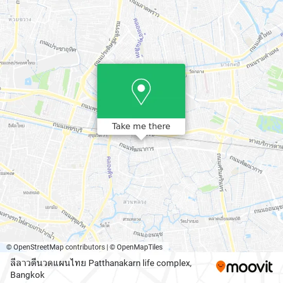 ลีลาวดีนวดแผนไทย Patthanakarn life complex map