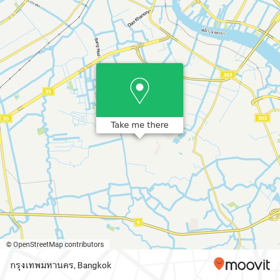 กรุงเทพมหานคร map