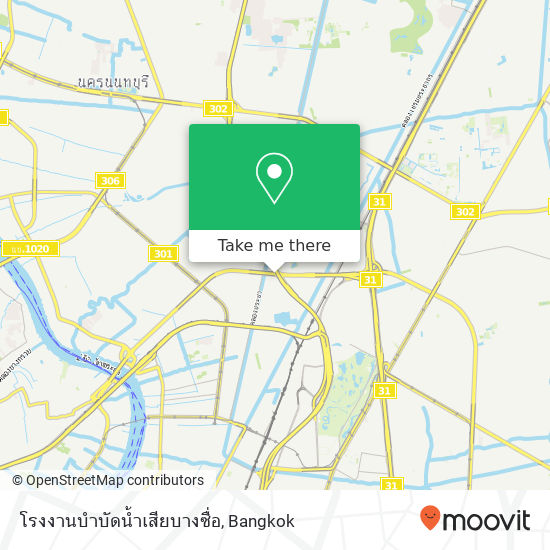 โรงงานบำบัดน้ำเสียบางซื่อ map