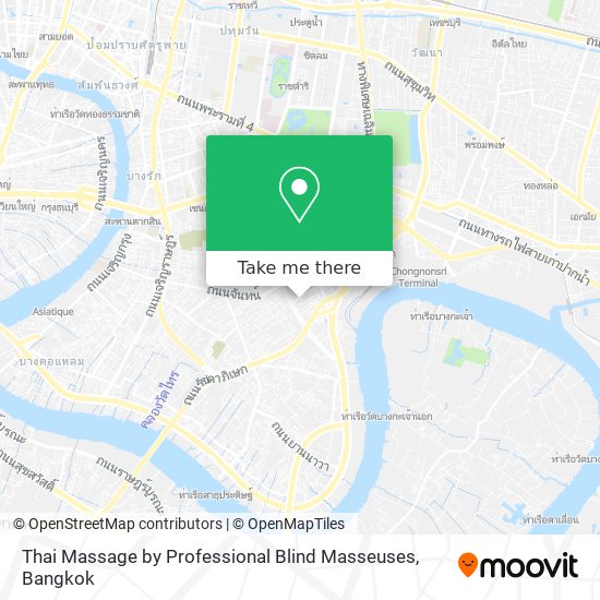 Thai Massage by Professional Blind Masseuses map