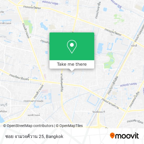 ซอย งามวงศ์วาน 25 map