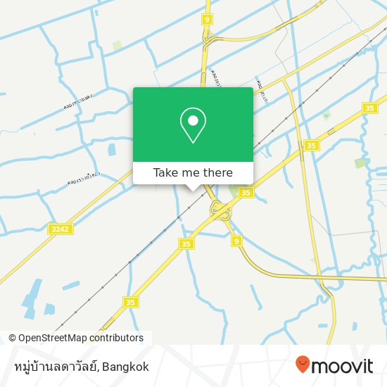 หมู่บ้านลดาวัลย์ map