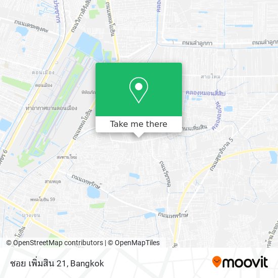 ซอย เพิ่มสิน 21 map