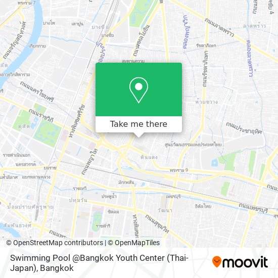 Swimming Pool @Bangkok Youth Center (Thai-Japan) map
