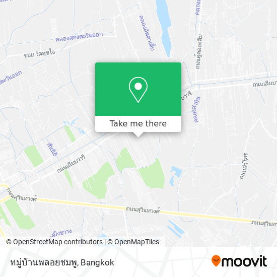 หมู่บ้านพลอยชมพู map