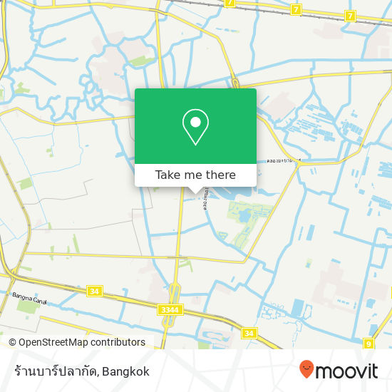 ร้านบาร์ปลากัด map