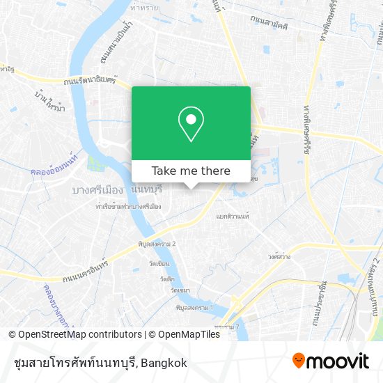 ชุมสายโทรศัพท์นนทบุรี map