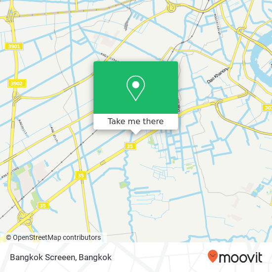 Bangkok Screeen map