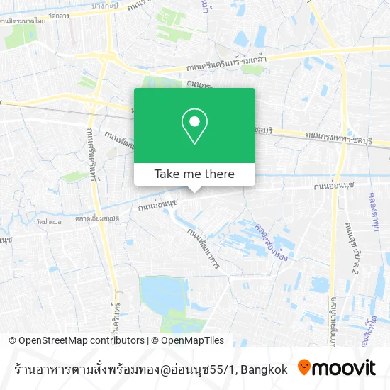 ร้านอาหารตามสั่งพร้อมทอง@อ่อนนุช55 / 1 map