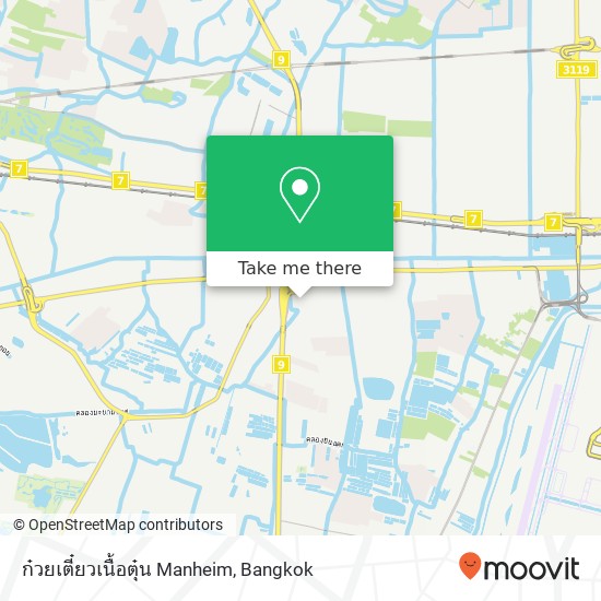 ก๋วยเตี๋ยวเนื้อตุ๋น Manheim map