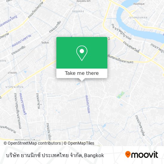 บริษัท ยานนิกซ์ ประเทศไทย จำกัด map