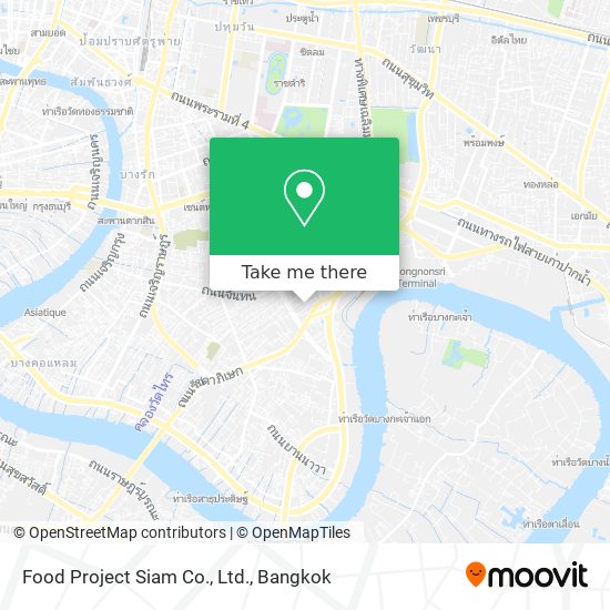 Food Project Siam Co., Ltd. map
