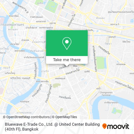 Bluewave E-Trade Co., Ltd. @ United Center Building (40th Fl) map