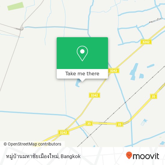 หมู่บ้านมหาชัยเมืองใหม่ map