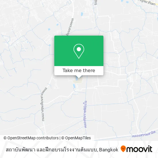 สถาบันพัฒนา และฝึกอบรมโรงงานต้นแบบ map