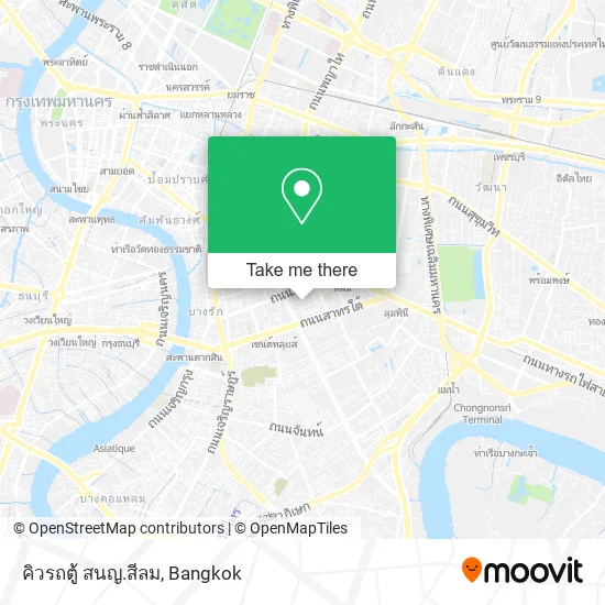 คิวรถตู้ สนญ.สีลม map