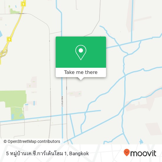 5 หมู่บ้านเค.ซี.การ์เด้นโฮม 1 map