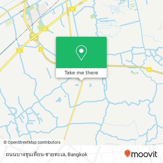 ถนนบางขุนเทียน-ชายทะเล map