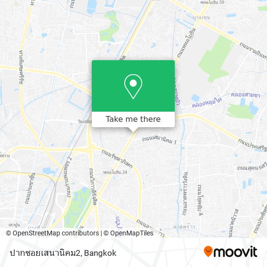 ปากซอยเสนานิคม2 map