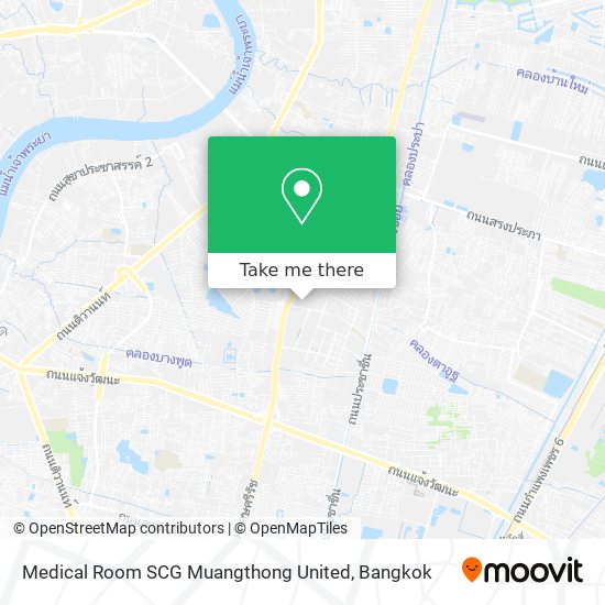 Medical Room SCG Muangthong United map