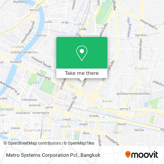 Metro Systems Corporation Pcl. map