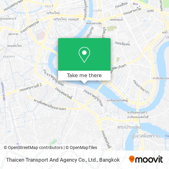 Thaicen Transport And Agency Co., Ltd. map
